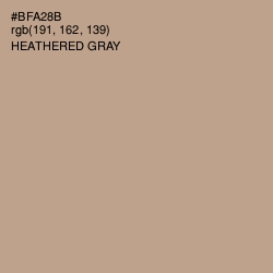 #BFA28B - Heathered Gray Color Image